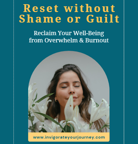 RESET Workbook cover-Reset without shame or guilt